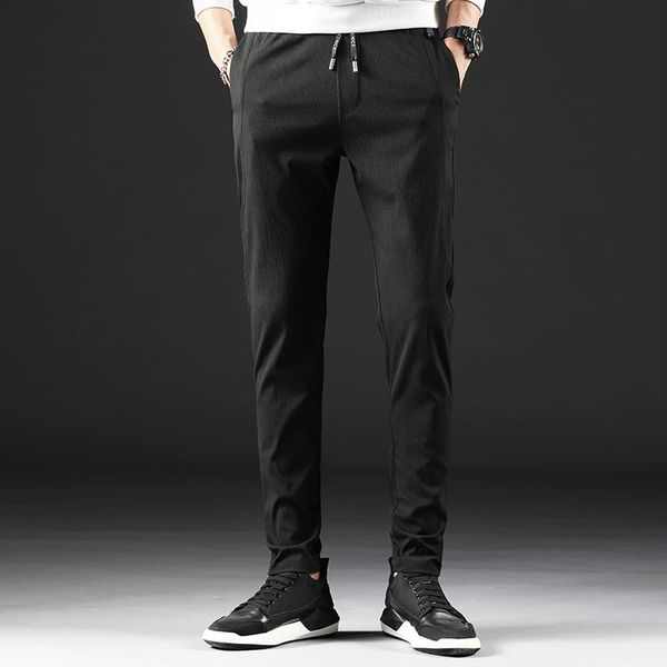 spring and autumn casual pants breathable soft stretch slim twill fashion trousers men's brand clothing kg-57, Black
spring and autumn casual pants breathable soft stretch slim twill fashion trousers men's brand clothing kg-57, Black