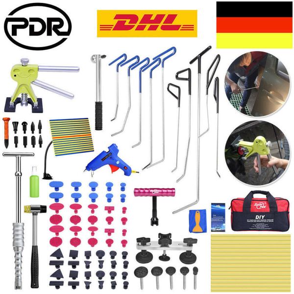 super pdr kit push hook rods tools dent removal set dent puller crowbar door ding tool for car work shop
super pdr kit push hook rods tools dent removal set dent puller crowbar door ding tool for car work shop