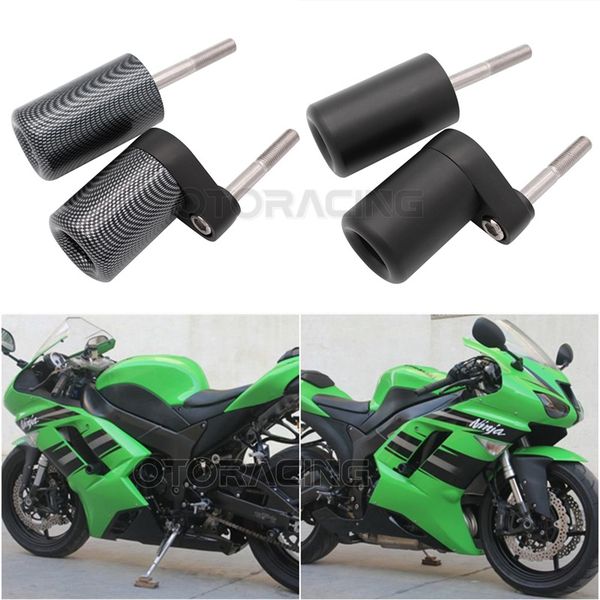 motorcycle black/carbon frame sliders falling protection for ninja zx 6r zx-6r zx6r 2007 2008
motorcycle black/carbon frame sliders falling protection for ninja zx 6r zx-6r zx6r 2007 2008