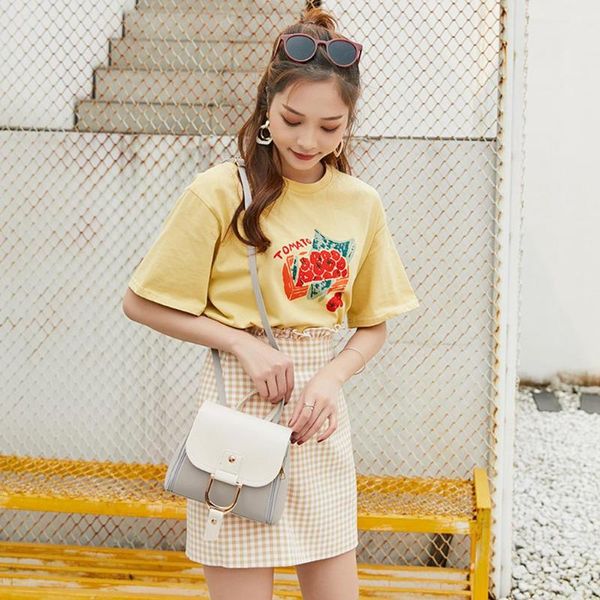 women's pu leather hit color casual small school bag shoulder-shoulder fashion bag
women's pu leather hit color casual small school bag shoulder-shoulder fashion bag