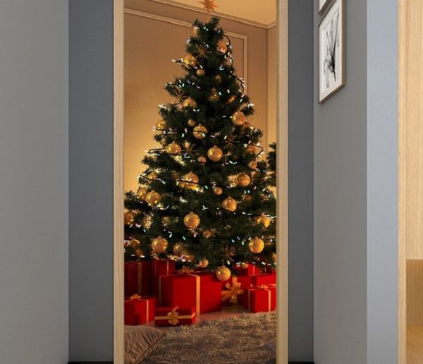 2020 smt045 christmas decoration door paste christmas tree gift 3d simulation wooden door glass window renovation wall sticker
2020 smt045 christmas decoration door paste christmas tree gift 3d simulation wooden door glass window renovation wall sticker