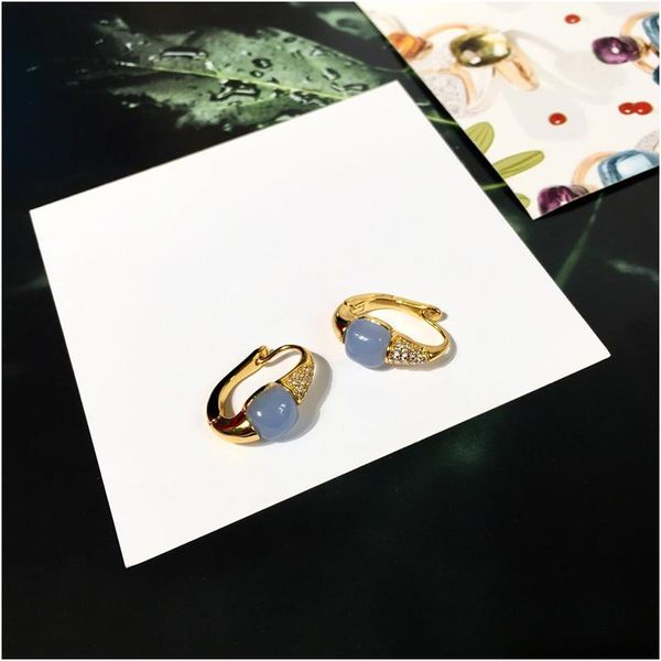 personalized fashion colored diamond earrings for women gold hoop earrings luxury designer jewelry women, White
personalized fashion colored diamond earrings for women gold hoop earrings luxury designer jewelry women, White