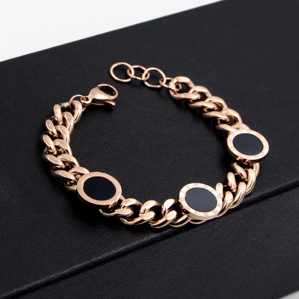 classic black round roman numeral flat chain link bracelets for women men punk pulseiras stainless steel charm bracelets k0015
classic black round roman numeral flat chain link bracelets for women men punk pulseiras stainless steel charm bracelets k0015