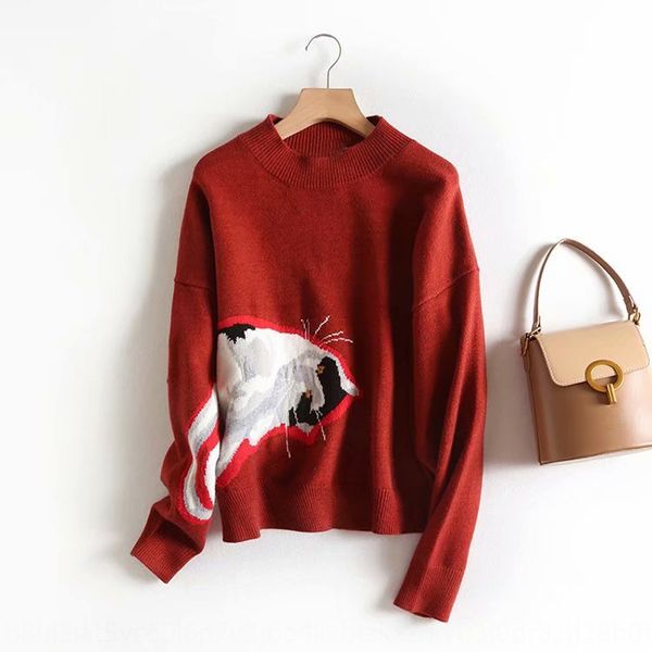 m1612-корейского женской одежда 2019 сезона жаккар свитера новый полу-водолазка кошка рисунок жаккард свитер для женщин, White;black
m1612-корейского женской одежда 2019 сезона жаккар свитера новый полу-водолазка кошка рисунок жаккард свитер для женщин, White;black