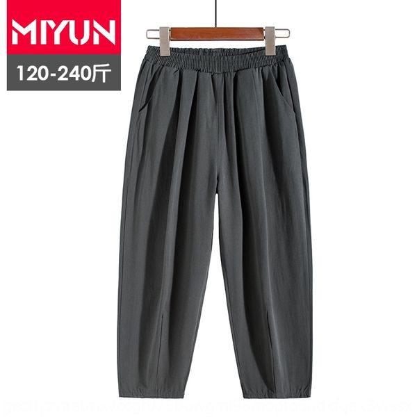 2020 summer clothes plus casual extra large size women's clothing 200 jin casual pants elastic waist loose fat sister dad pants, Blue
2020 summer clothes plus casual extra large size women's clothing 200 jin casual pants elastic waist loose fat sister dad pants, Blue