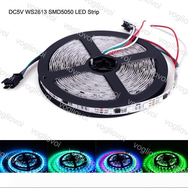 led strip dc5v ws2813 5050 smd 30leds m 60leds m rgb led ribbon 5 m magic dream dream color changeable effects waterproof dhl
led strip dc5v ws2813 5050 smd 30leds m 60leds m rgb led ribbon 5 m magic dream dream color changeable effects waterproof dhl