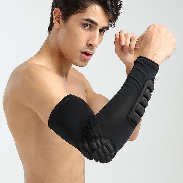 1pcs long elbow pads sleeve polyester elastic breathable quick dry arms wrap protector outdoor basketball sportswear, Black;gray
1pcs long elbow pads sleeve polyester elastic breathable quick dry arms wrap protector outdoor basketball sportswear, Black;gray