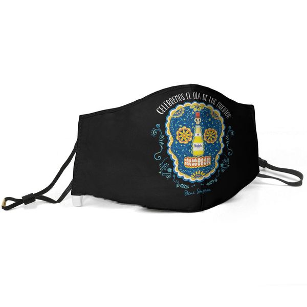 women men face mask dust mask muffle modelo beer skull printed with adjustable ear hook mas, Silver
women men face mask dust mask muffle modelo beer skull printed with adjustable ear hook mas, Silver