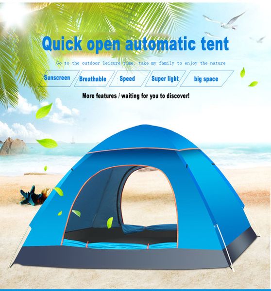 tent outdoor 3-4 people automatic speed open double beach camping simple speed open multi-person rain camping tent
tent outdoor 3-4 people automatic speed open double beach camping simple speed open multi-person rain camping tent