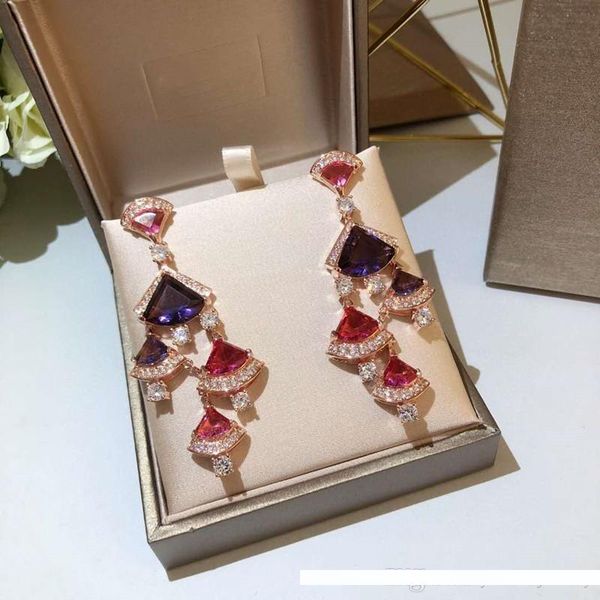 europe and america new popular women earrrings rose gold plated cz luxury earrings for women for party wedding, Golden;silver
europe and america new popular women earrrings rose gold plated cz luxury earrings for women for party wedding, Golden;silver