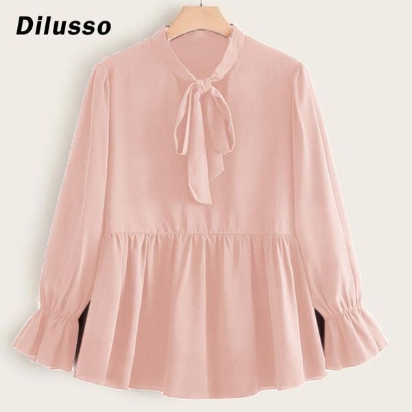 2020 fashion women casual blous plus size long sleeve ruffles bow tie shirt elegant ladies shirt#d3, White 
2020 fashion women casual blous plus size long sleeve ruffles bow tie shirt elegant ladies shirt#d3, White