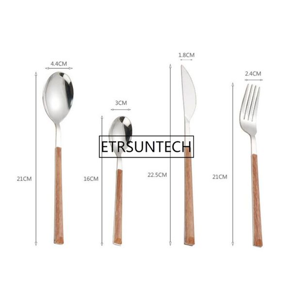 flatware sets 4pcs/set stainless steel tableware insulated handle steak knife fork spoon dinner western cutlery set 50set/lot
flatware sets 4pcs/set stainless steel tableware insulated handle steak knife fork spoon dinner western cutlery set 50set/lot