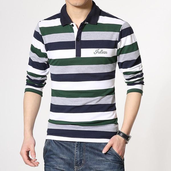 turn down collar mens mens designer striped patchwork embroidery polos casual long sleeve tees slim contrast color fashion, White;black
turn down collar mens mens designer striped patchwork embroidery polos casual long sleeve tees slim contrast color fashion, White;black