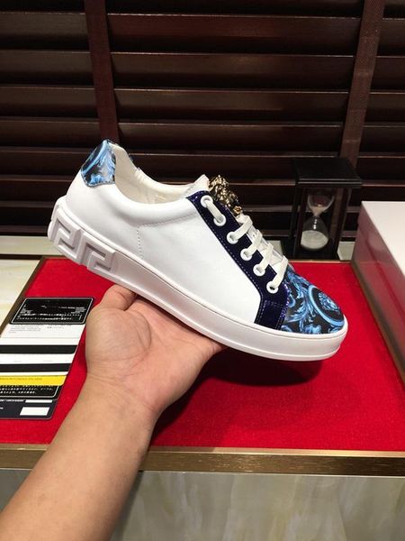 2020y limited edition medusa classic print men's low-sneakers, fashionable wild casual outdoor tide shoes, size: 38-451, Black
2020y limited edition medusa classic print men's low-sneakers, fashionable wild casual outdoor tide shoes, size: 38-451, Black