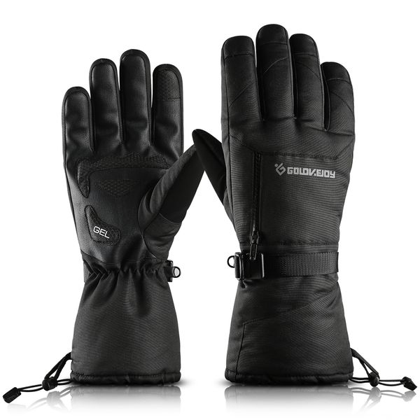 19 winter ski windproof waterproof men' and women' outdoor hiking cold-proof thickened warm gloves and gloves warm pockets, Blue;gray
19 winter ski windproof waterproof men' and women' outdoor hiking cold-proof thickened warm gloves and gloves warm pockets, Blue;gray