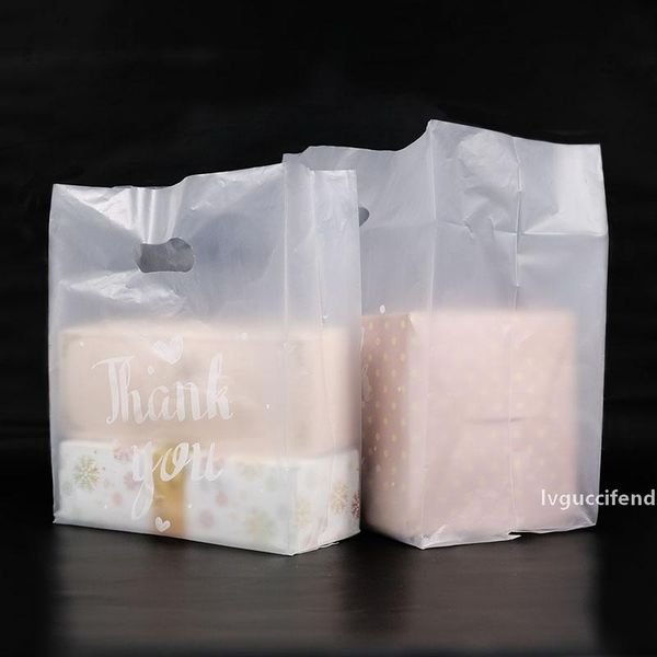 50pcs thank you plastic transparent gift bags clothing storage shopping bag with handles packaging bags party supplies deco
50pcs thank you plastic transparent gift bags clothing storage shopping bag with handles packaging bags party supplies deco