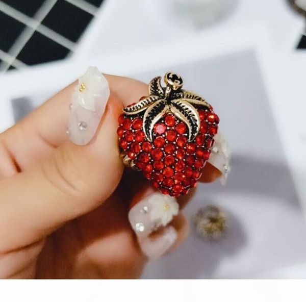 european and american hipsters exaggerated wide-faced ring female retro diamond strawberry index finger middle finger personality ring openi, Gray
european and american hipsters exaggerated wide-faced ring female retro diamond strawberry index finger middle finger personality ring openi, Gray