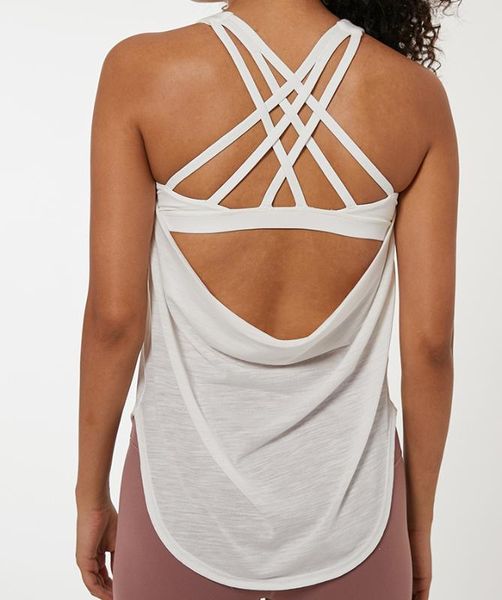 gym clothing women loose fit 2-in-1 yoga tank knitted quick dry sports wear vest u neck cross back sleeveless shirt, White;black
gym clothing women loose fit 2-in-1 yoga tank knitted quick dry sports wear vest u neck cross back sleeveless shirt, White;black