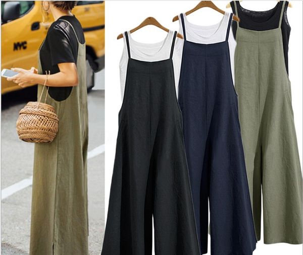 2020 girl loose one piece wide leg pants solid color 100% cotton casual jumpsuit - thin shoulder strap, Black;white
2020 girl loose one piece wide leg pants solid color 100% cotton casual jumpsuit - thin shoulder strap, Black;white