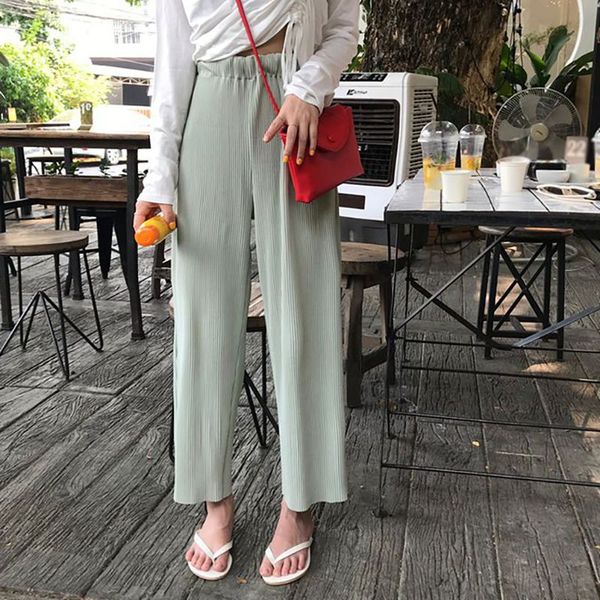 summer women casual wide leg pants solid color thin nine-point drop straight loose pants fast drop shipping, Black;white
summer women casual wide leg pants solid color thin nine-point drop straight loose pants fast drop shipping, Black;white