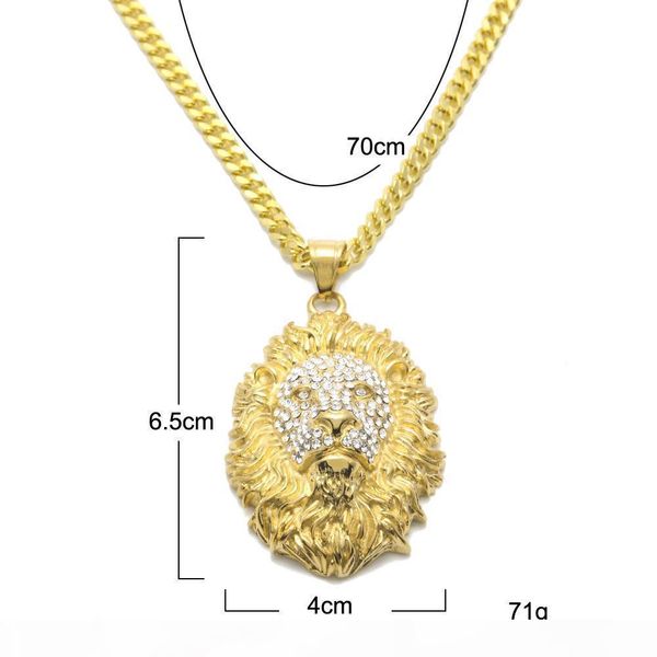 animal king lion head pendant necklace men hiphop stainless steel rhinestone pendants charm bling crystal gold necklace fashion rap jewelry, Silver
animal king lion head pendant necklace men hiphop stainless steel rhinestone pendants charm bling crystal gold necklace fashion rap jewelry, Silver