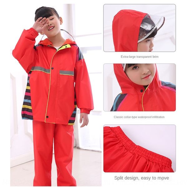 male and female children split raincoat set double-deck kindergarten pupils waterproof raincoat riding hiking protection defense, Red;brown
male and female children split raincoat set double-deck kindergarten pupils waterproof raincoat riding hiking protection defense, Red;brown