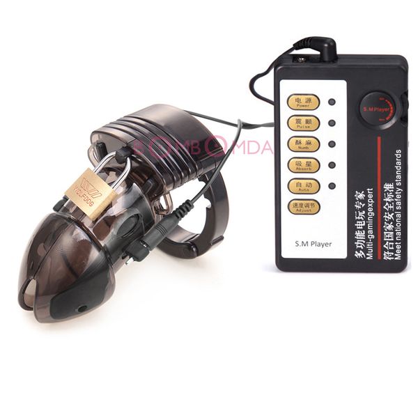device electric male pulse chastity lock cock shock cage man massage lock chastity belt sm massager player t200727
device electric male pulse chastity lock cock shock cage man massage lock chastity belt sm massager player t200727