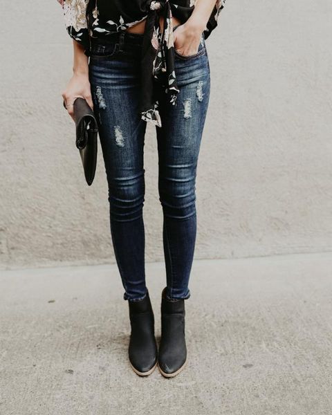 women blue jeans skinny boyfriend hole ripped jeans autumn spring ladies high waist zipper long denim casual pencil pants
women blue jeans skinny boyfriend hole ripped jeans autumn spring ladies high waist zipper long denim casual pencil pants