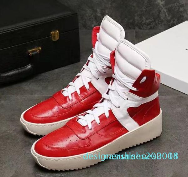 2019 fear of god shoes sneaker with canvas insets fog boots platform men fashion leather shoes size 38-46 c14, Black
2019 fear of god shoes sneaker with canvas insets fog boots platform men fashion leather shoes size 38-46 c14, Black