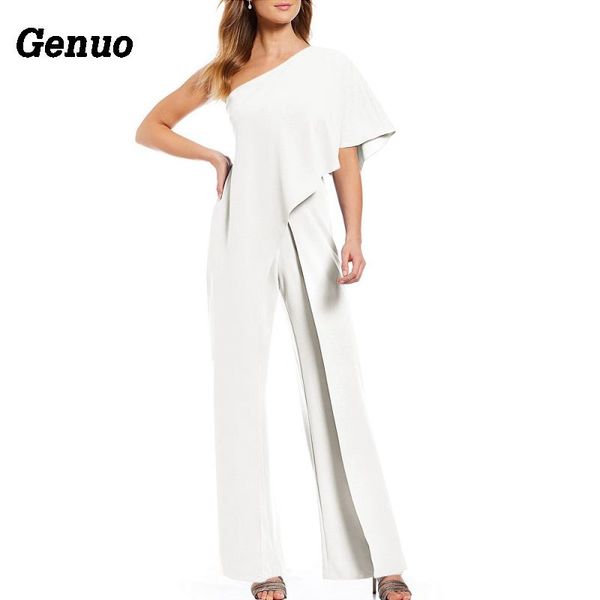 genuo women ladies fashion jumpsuit one shoulder high waist wide leg rompers elegant women formal party jumpsuit, Black;white
genuo women ladies fashion jumpsuit one shoulder high waist wide leg rompers elegant women formal party jumpsuit, Black;white