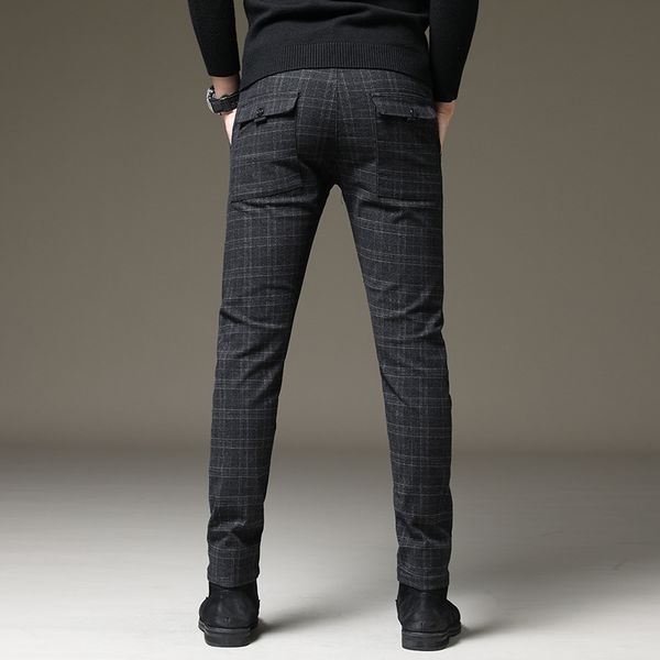 men's pants 2021 england plaid and dress men sanding male trousers spring autumn long, Black
men's pants 2021 england plaid and dress men sanding male trousers spring autumn long, Black
