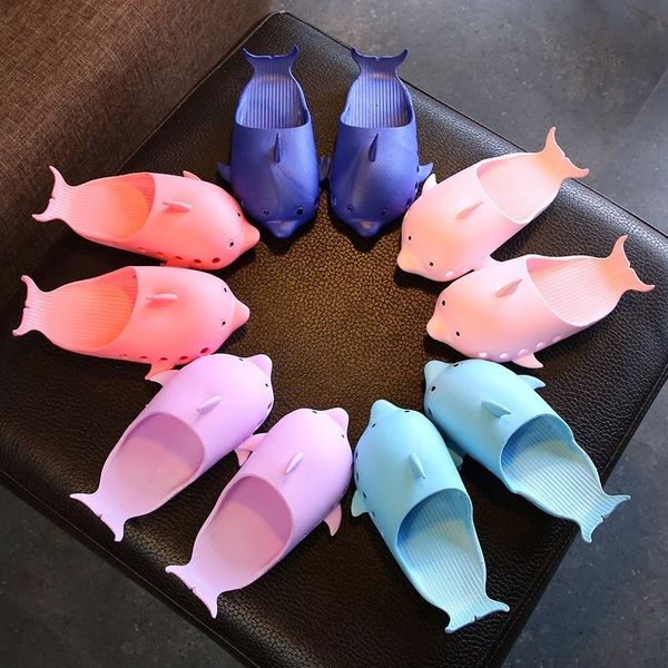 t81lk cute children children sandals slippers dolphin children' slippers boys' and girls' parent-child baby' cave shoe, Black;grey
t81lk cute children children sandals slippers dolphin children' slippers boys' and girls' parent-child baby' cave shoe, Black;grey