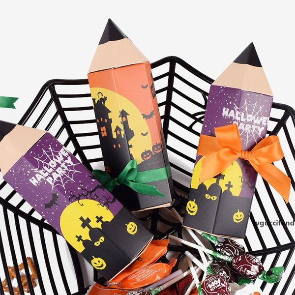 yfashion 50pcs funny cartoon pencil shaped halloween pattern candy box for party supplies
yfashion 50pcs funny cartoon pencil shaped halloween pattern candy box for party supplies