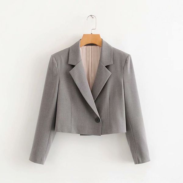 m2074-korean women's clothing 2020 spring and coat autumn new fashion temperament short button suit coat for women, White;black
m2074-korean women's clothing 2020 spring and coat autumn new fashion temperament short button suit coat for women, White;black