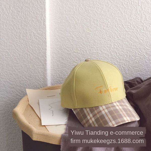 tpg9g tianding письмо вышиты плед color matching детская шапка весной и летом все-матч ребенка хип-хоп достиг своего пика хип-хоп бейсбол то, Yellow
tpg9g tianding письмо вышиты плед color matching детская шапка весной и летом все-матч ребенка хип-хоп достиг своего пика хип-хоп бейсбол то, Yellow