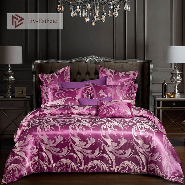 liv-esthete bedding set euro jacquard purple double king duvet cover flat sheet decorative home textiles bed linen
liv-esthete bedding set euro jacquard purple double king duvet cover flat sheet decorative home textiles bed linen
