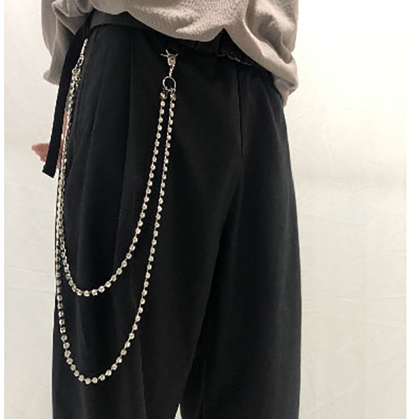 double layer women punk pant chain belt female hip hop tassel trousers silver gold chain for pants woman metal chains for jeans, Black;brown
double layer women punk pant chain belt female hip hop tassel trousers silver gold chain for pants woman metal chains for jeans, Black;brown