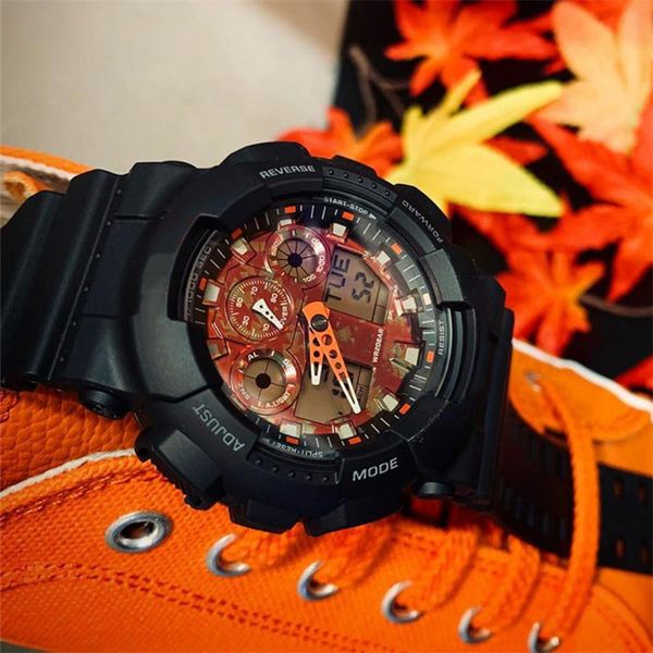 роскошная перевозка груза падения 100 shock часы классического auto light sport конструктор часы цифровой военная армии лето браслет мужчины, Slivery;brown 
роскошная перевозка груза падения 100 shock часы классического auto light sport конструктор часы цифровой военная армии лето браслет мужчины, Slivery;brown