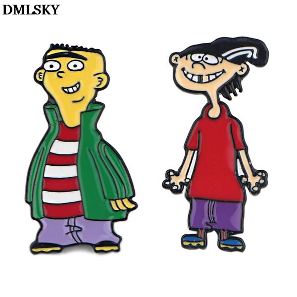 dmlsky funny brooch enamel badge cartoon character metal badges on the backpack pin brooch badges for clothing m4467, Gray
dmlsky funny brooch enamel badge cartoon character metal badges on the backpack pin brooch badges for clothing m4467, Gray