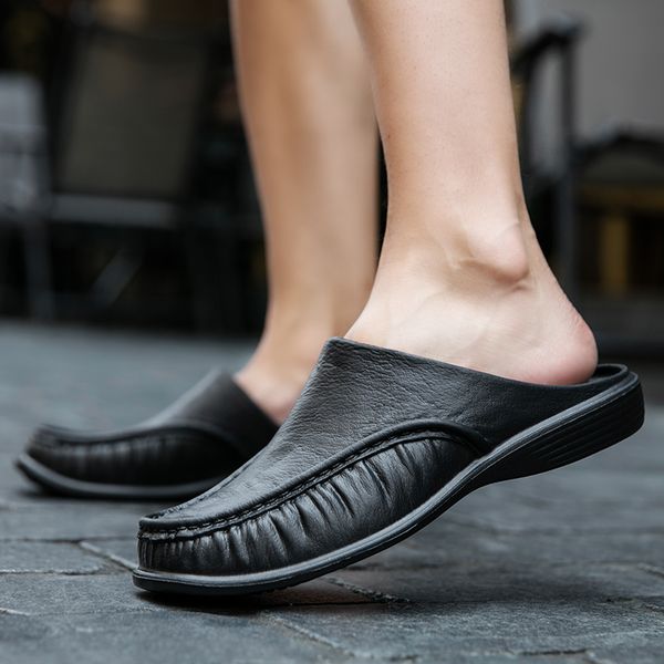 sandals men summer slippers eva outdoor casual men shoes non-slip indoor home house slippers driving shoes plus size 40-47, Black
sandals men summer slippers eva outdoor casual men shoes non-slip indoor home house slippers driving shoes plus size 40-47, Black