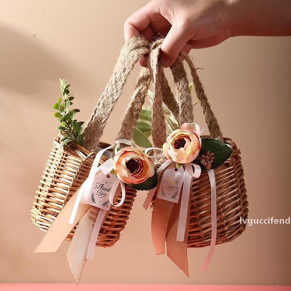 natural wedding handmade rattan candy basket wedding favor gifts basket for guests bride flower flower girl
natural wedding handmade rattan candy basket wedding favor gifts basket for guests bride flower flower girl