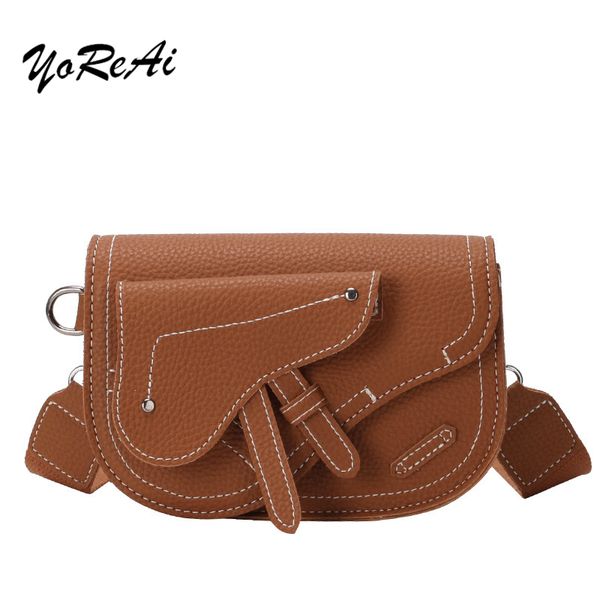 yoreai fashion ladies shoulder bag original design saddle shape mobile phone pouch casual style solid color women messenger bags 
yoreai fashion ladies shoulder bag original design saddle shape mobile phone pouch casual style solid color women messenger bags