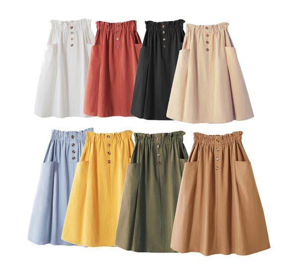 skirts women casual solid color skirt with pocket ladies fashion for work school, Black
skirts women casual solid color skirt with pocket ladies fashion for work school, Black