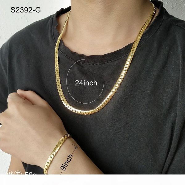 men jewelry metal bracelet & necklace set gold plated made of stainless steel new style man trendy jewelry bracelet 50g, Silver
men jewelry metal bracelet & necklace set gold plated made of stainless steel new style man trendy jewelry bracelet 50g, Silver