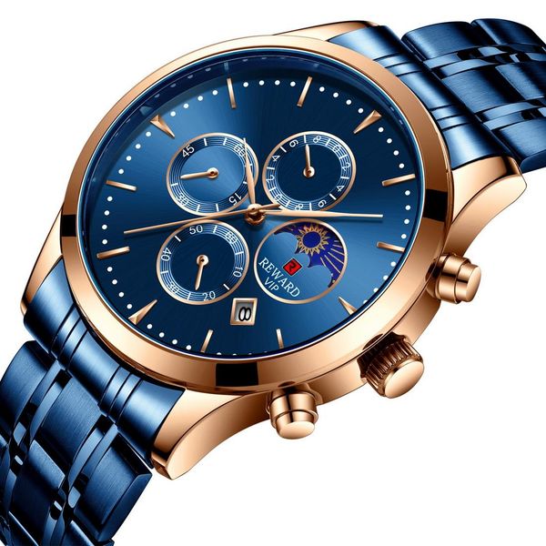 watch men s moon phase waterproof men s watch steel belt butterfly buckle calendar multi function chronograph sports men s watch gift rd8100, Slivery;brown
watch men s moon phase waterproof men s watch steel belt butterfly buckle calendar multi function chronograph sports men s watch gift rd8100, Slivery;brown