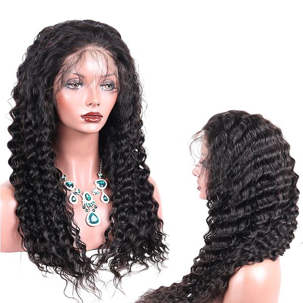 Deep Wave Malaysian Lace Front Human Hair Wigs For Women 360 Lace Frontal Wig Natural Black Dolago 180% Density Remy
Deep Wave Malaysian Lace Front Human Hair Wigs For Women 360 Lace Frontal Wig Natural Black Dolago 180% Density Remy