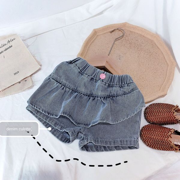 fatwh children's pants 2020 summer new korean style girl's simple fashion stitching flounced denim shorts and jeans shorts and jea, Blue
fatwh children's pants 2020 summer new korean style girl's simple fashion stitching flounced denim shorts and jeans shorts and jea, Blue