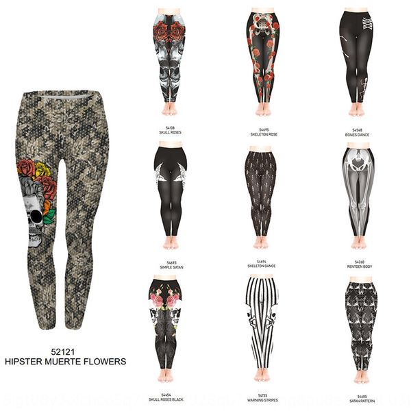 gothic skeleton printed ankle-length high waist sports tight pants trousers tight pants large size leggings women's leggings 54454, Black
gothic skeleton printed ankle-length high waist sports tight pants trousers tight pants large size leggings women's leggings 54454, Black