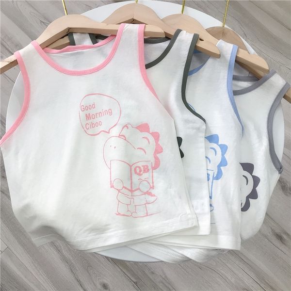 new thin children's ice silk cotton linen cartoon for cotton and linen vest children korean sleeveless round collar vest, Blue
new thin children's ice silk cotton linen cartoon for cotton and linen vest children korean sleeveless round collar vest, Blue