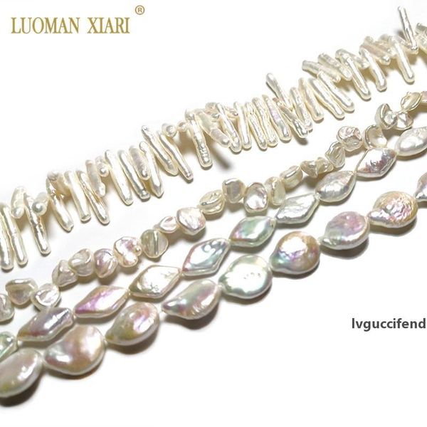 fine aaa white natural freshwater baroque pearl irregular beads for jewelry making diy bracelet necklace earrings t200507
fine aaa white natural freshwater baroque pearl irregular beads for jewelry making diy bracelet necklace earrings t200507